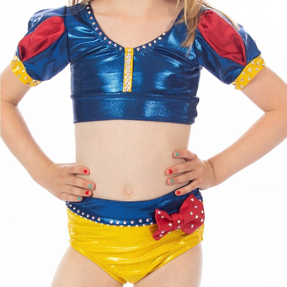 Snow White Themed Kids Dance Costume